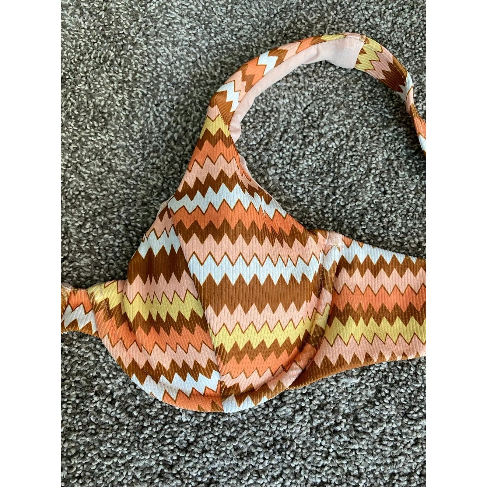 Dippin’ Daisy’s Faye Bikini Top – Size Medium Brown - Image 5