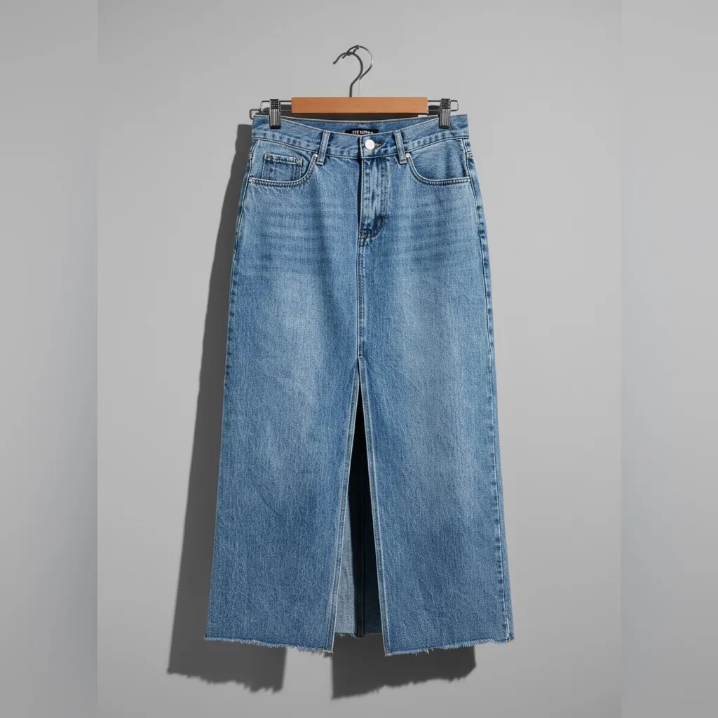 Steve Madden AVANI BLUE DENIM SKIRT - Image 2