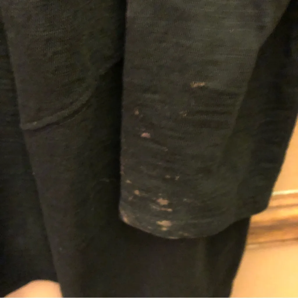 Chico’s‎ Ultimate Tee Open Front Cardigan Pockets Black 1 Petite - Image 6