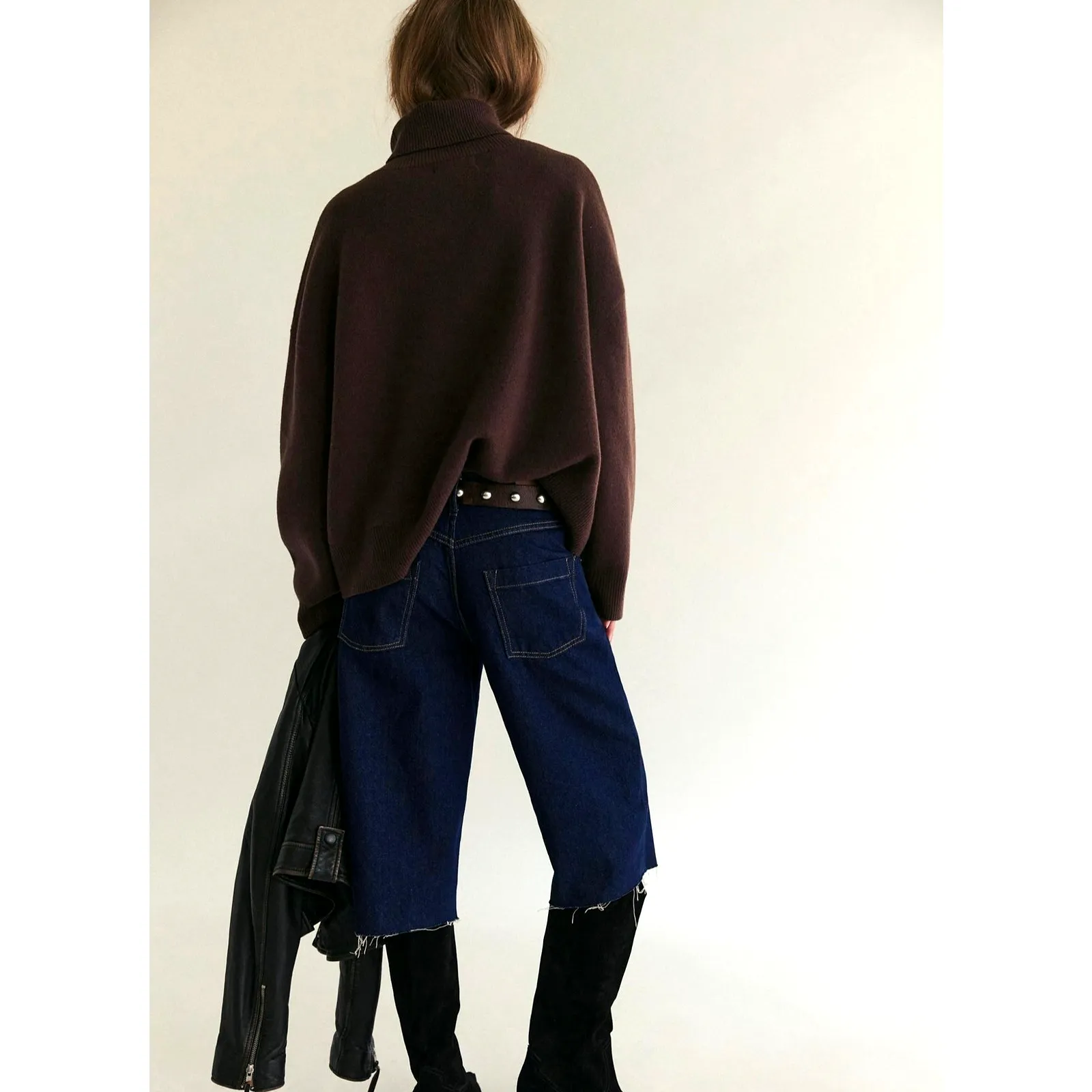 Free People We the Free Jam Session Relaxed Capri Jeans Rinse size 30 - Image 5