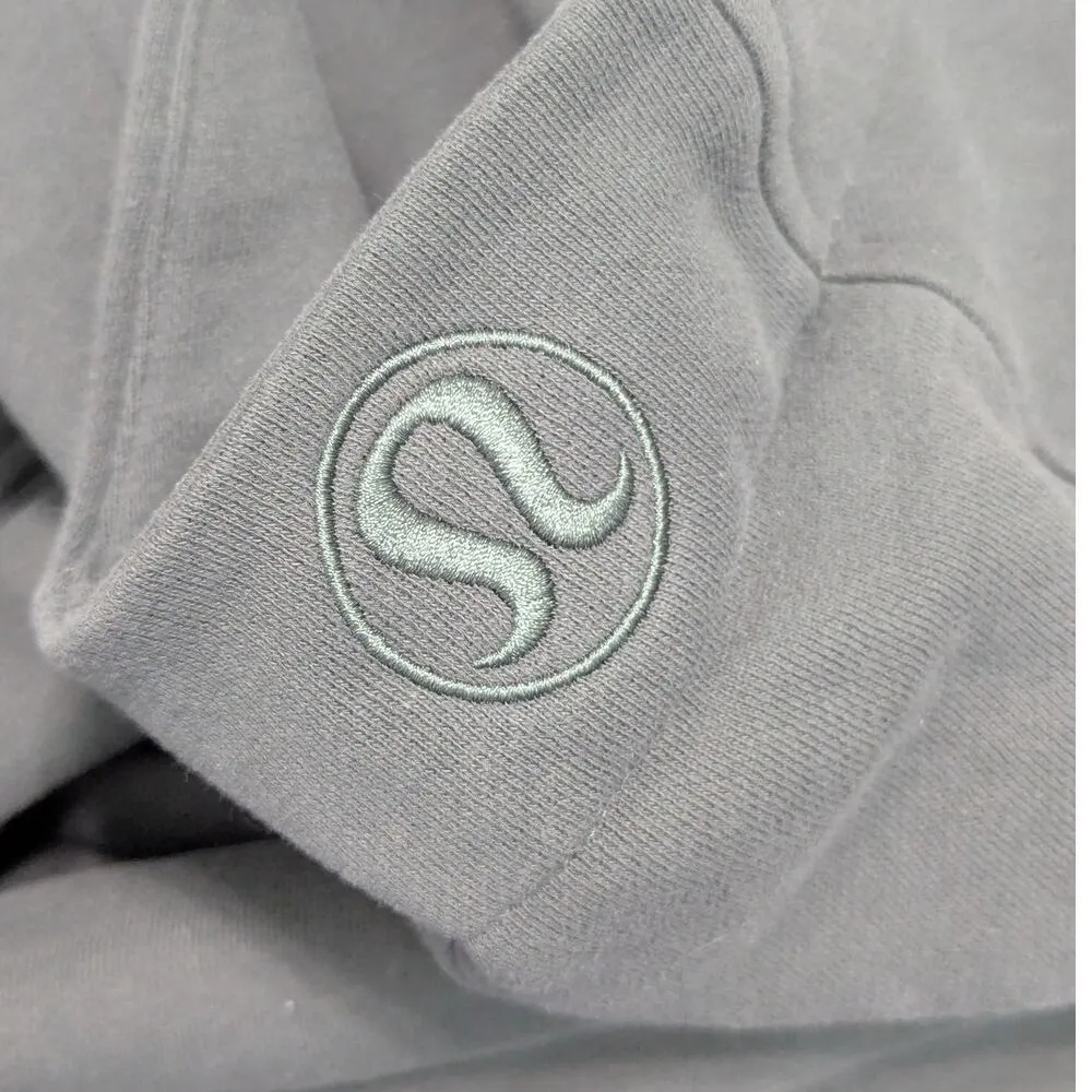 Lululemon Scuba Full-Zip Hoodie Dark Forest Olive Green Womens 10 Jacket Workout - Image 3