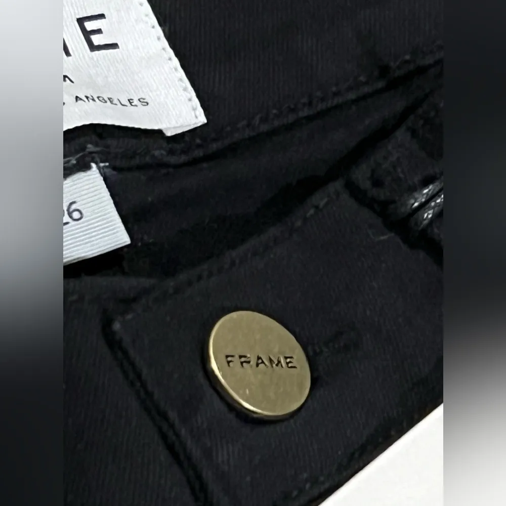 🆕 Le Color Ripped in Film Noir. Le Skinny de Jeanne. NWT - Image 10