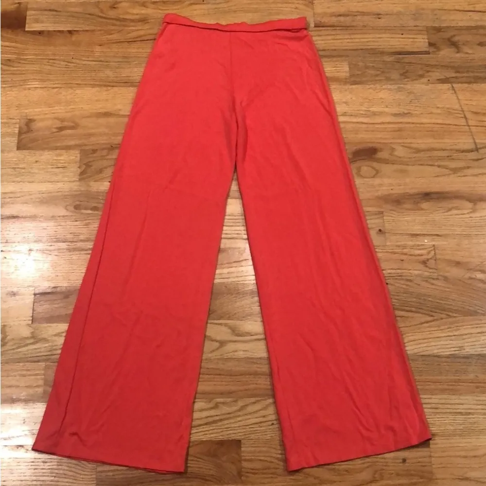 Josie Natori Bright Orange Sleepwear Loungewear Pants in XS - Image 4