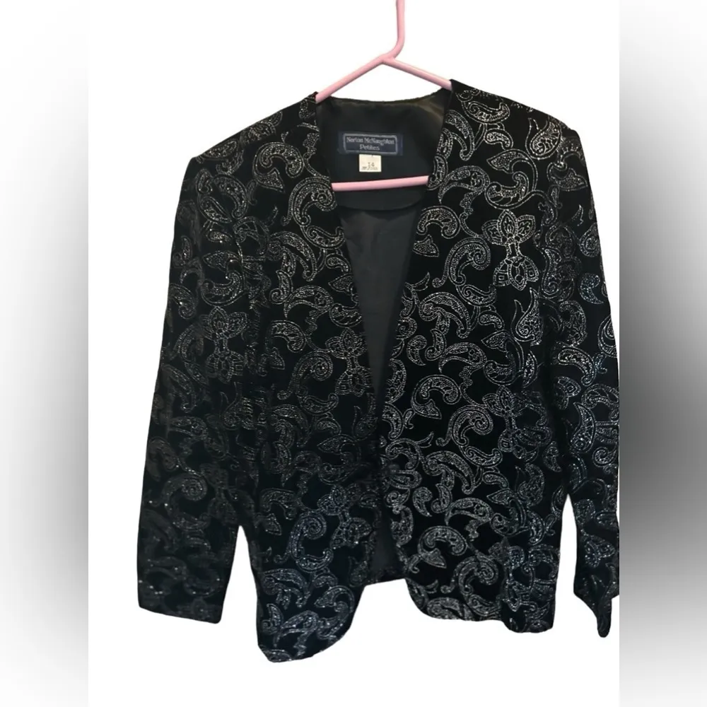 Norton McNaughton‎ Petites Jacket black sequence - Image 2