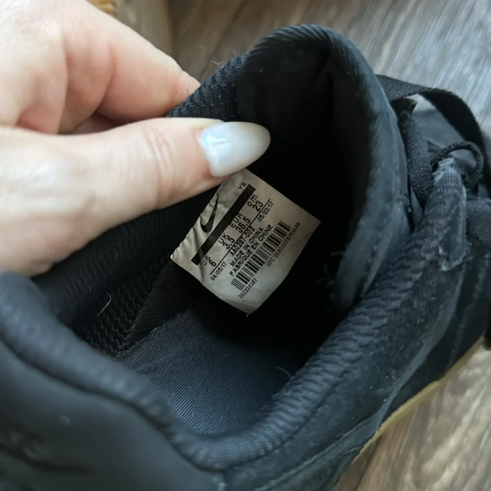 Nike Air Force 1 Low '07 Black Suede Gum - Image 8