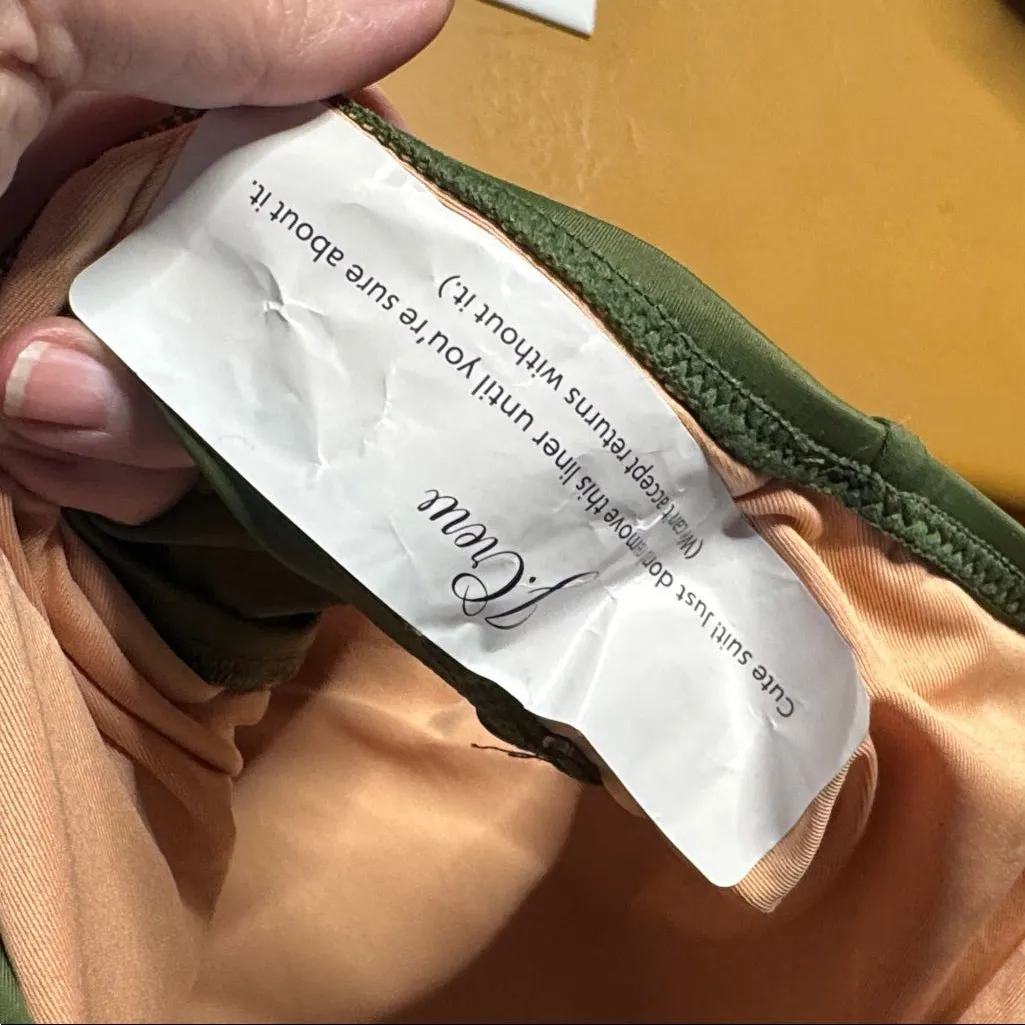 NWT J.Crew Re-Imagined Cypress Green Ruched High-Rise Bikini Bottom Size 2X - Image 11