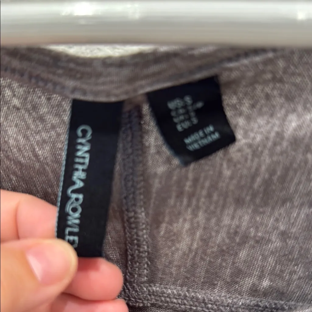 Cynthia Rowley Heather Gray Women's Blouse - Image 2