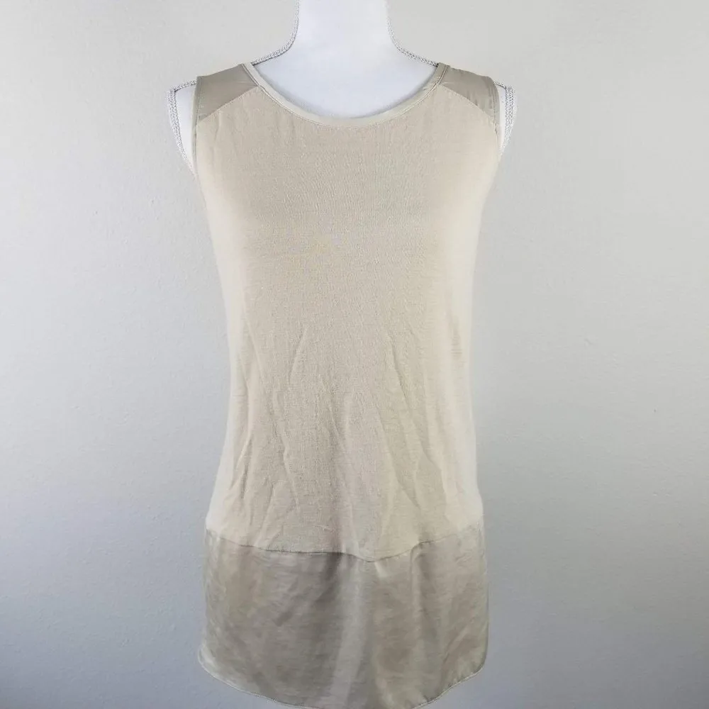 by Chicos / 2 (M) / Beige Tank Top Blouse - Image 4