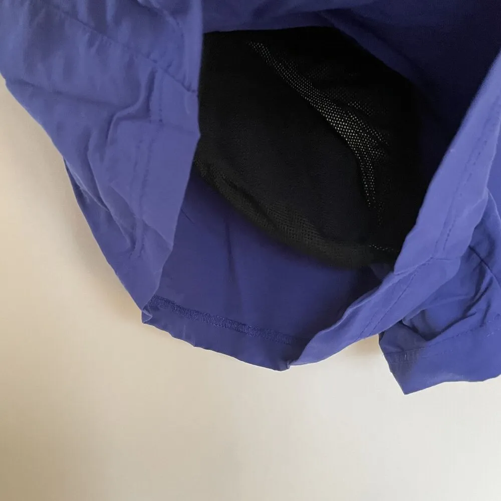 L.L. Bean Womens Nylon Shorts Size 18 royal Blue workout athleisure pockets - Image 3