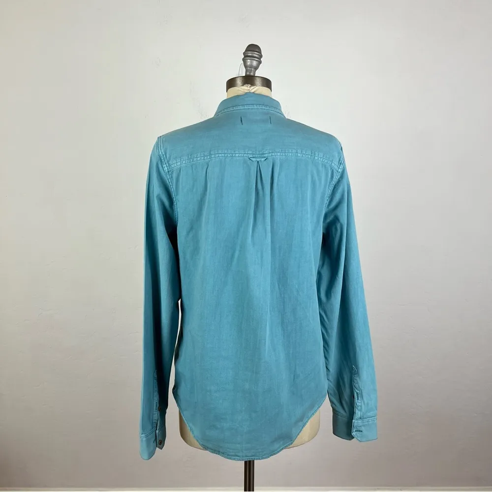 Madewell Blue Chambray Button Down - Image 6