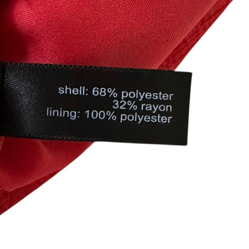 The Limited Coral Above the Knee Lined Straight & Pencil Skirt Women SZ 2 65-17 - Image 4