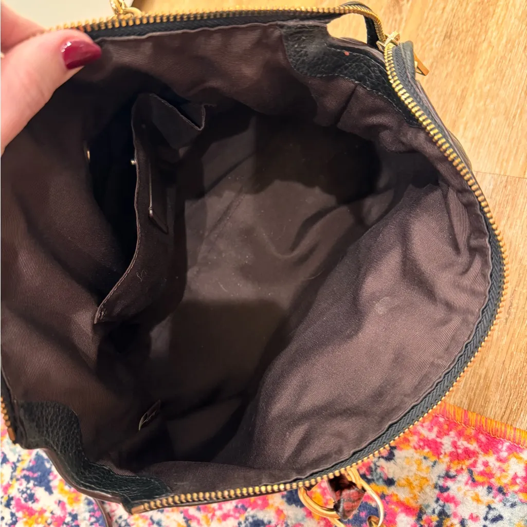 Coach Signature Leather Satchel • Snake Embossed Handles • Crossbody - Image 5