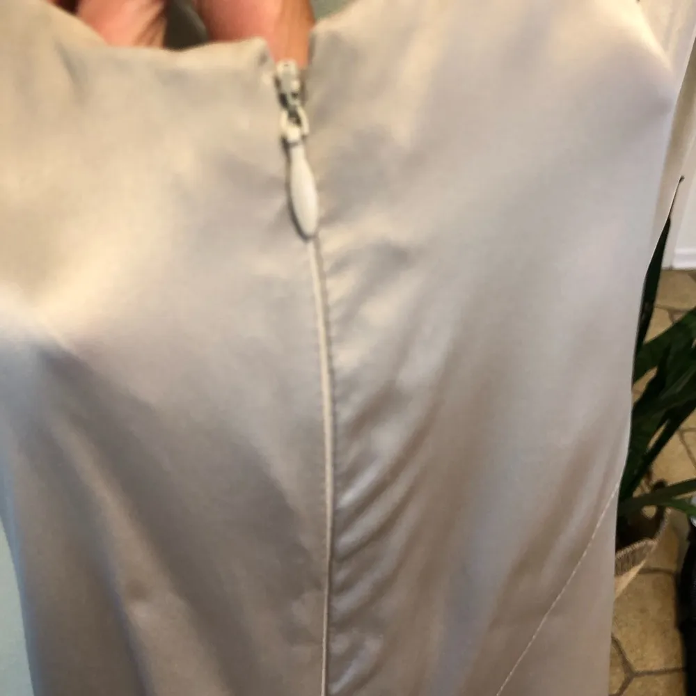 Parameter Silk Silver Cocktail Dress 2 - Image 3