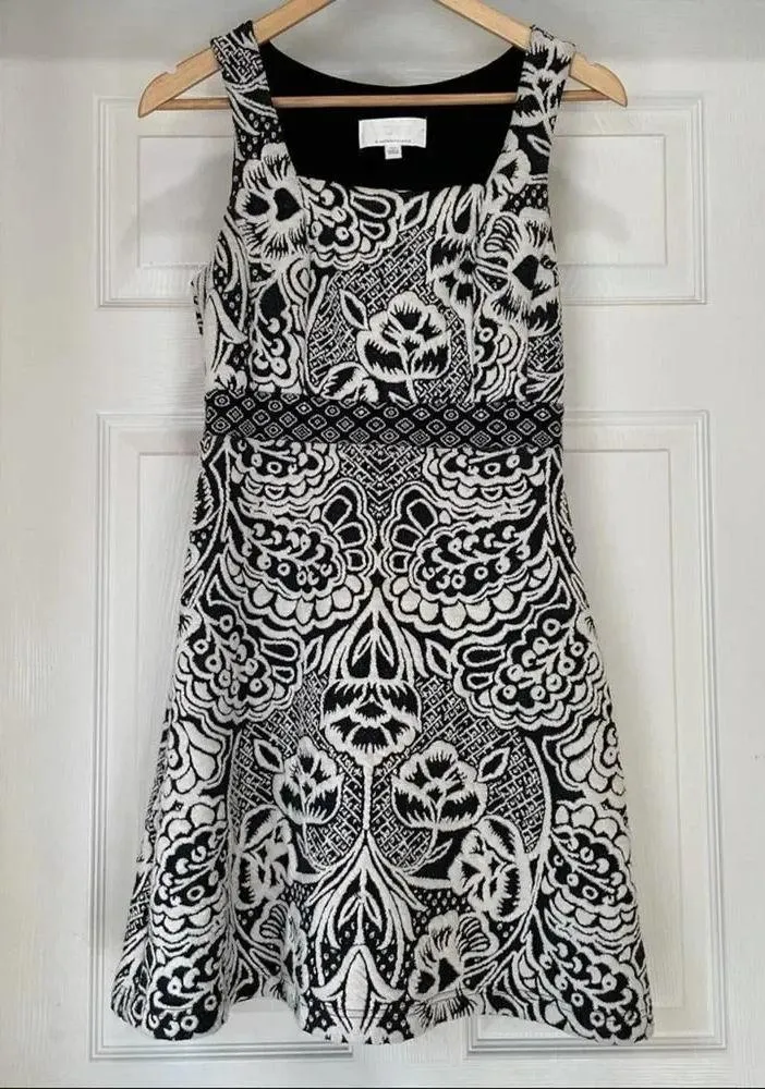 ANTHROPOLOGIE ett:twa Valery Structured Knit Dress XSP - Image 3