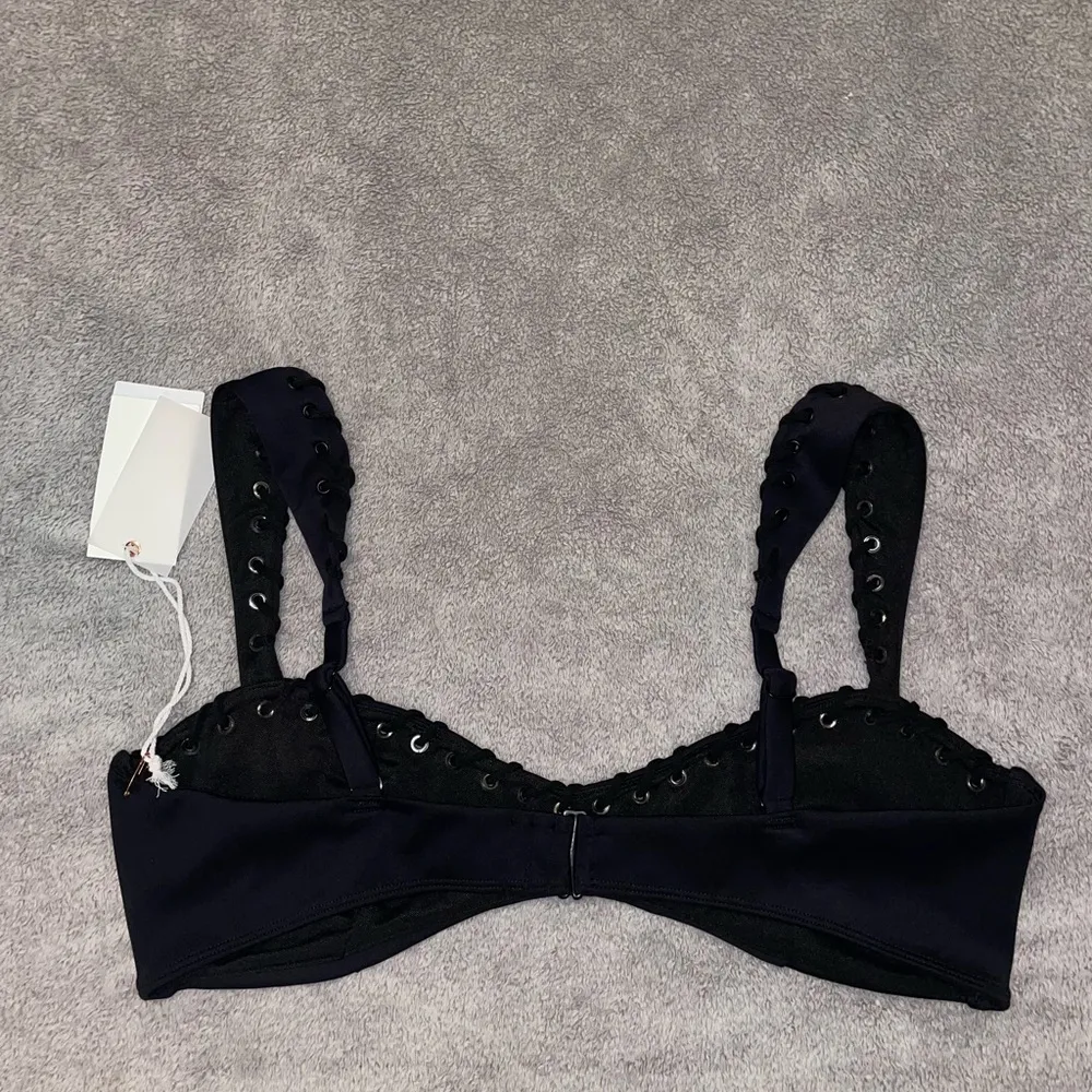 GOOD AMERICAN Whip Stitch Bikini Top size 2XL - Image 3