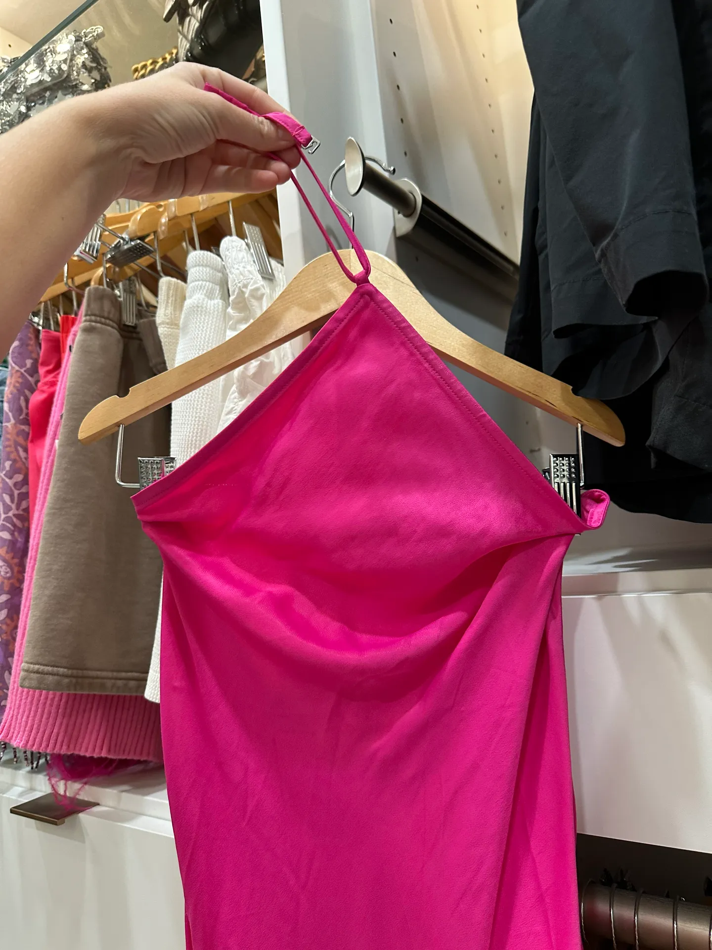 Pink Fringe Maxi Dress - Image 6