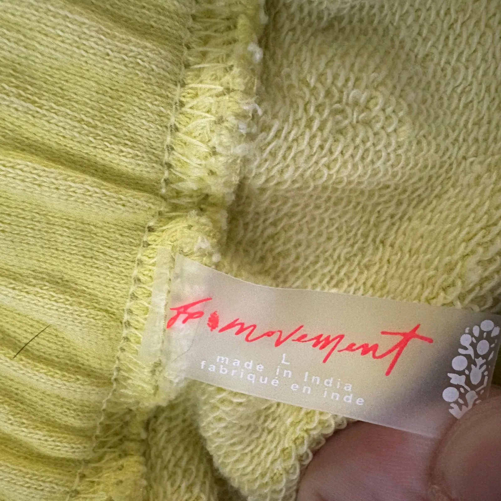 Free People FP Movement All Star Solid Shorts Large Women’s Highlighter - Image 4