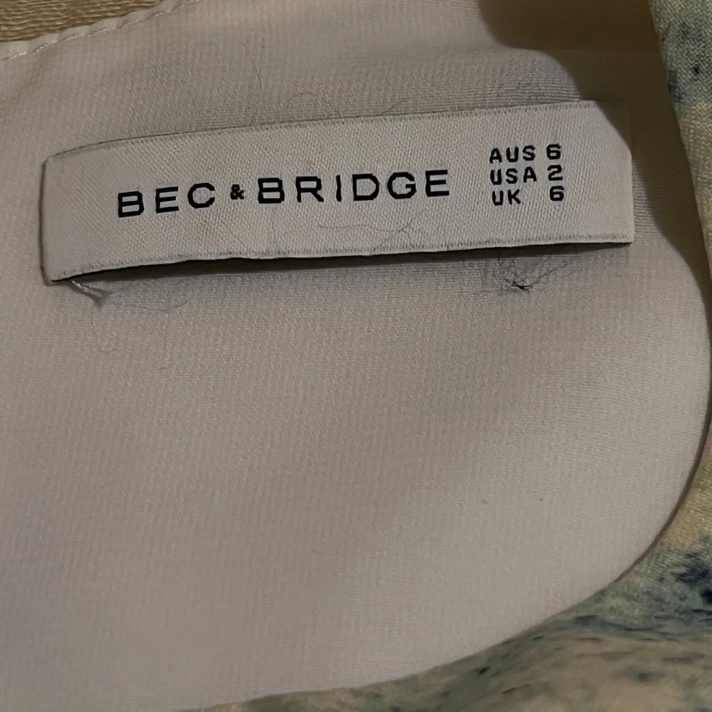 BEC + BRIDGE US Size 2 Fire And Ice Multi Mini Party Cutout Dress Short Sleeved - Image 5