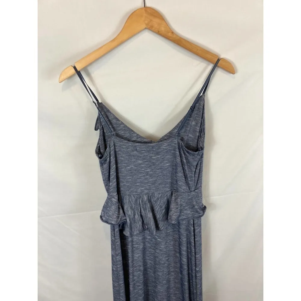 Max Studio Ruffle Striped Maxi Dress Size Small - Image 9