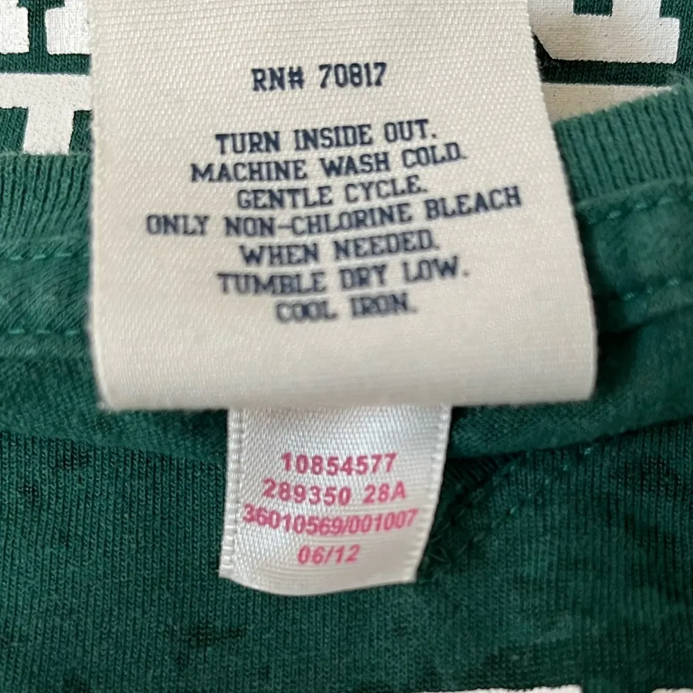 PINK Victoria’s Secret NFL Collab New York Jets Burnout Tshirt Green Size XSmall - Image 6