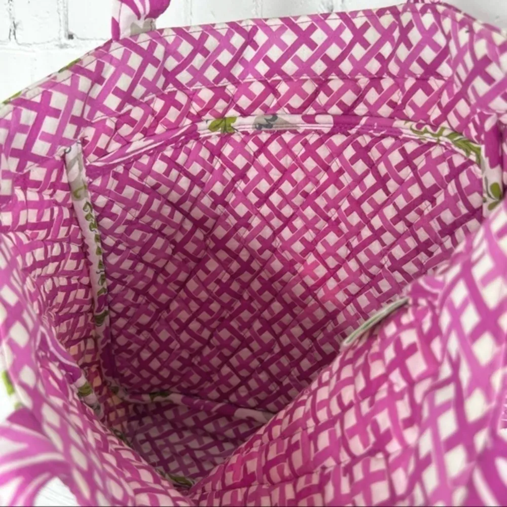 Vera Bradley Julip Tulip Pink Small Quilted Tote Bag - Image 10