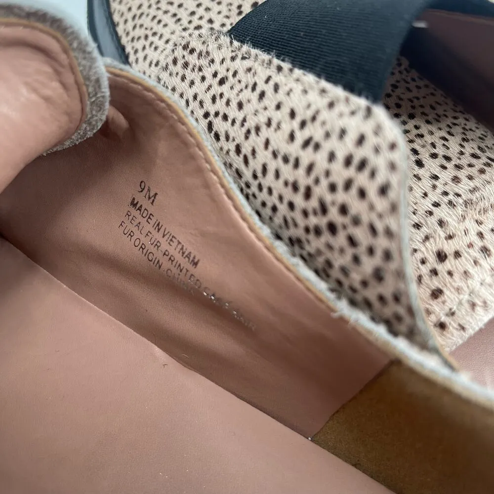 LINEA PAOLO Shoes Size 9 Roselle 2 Genuine Calf Hair Leather Animal Print SlipOn - Image 11