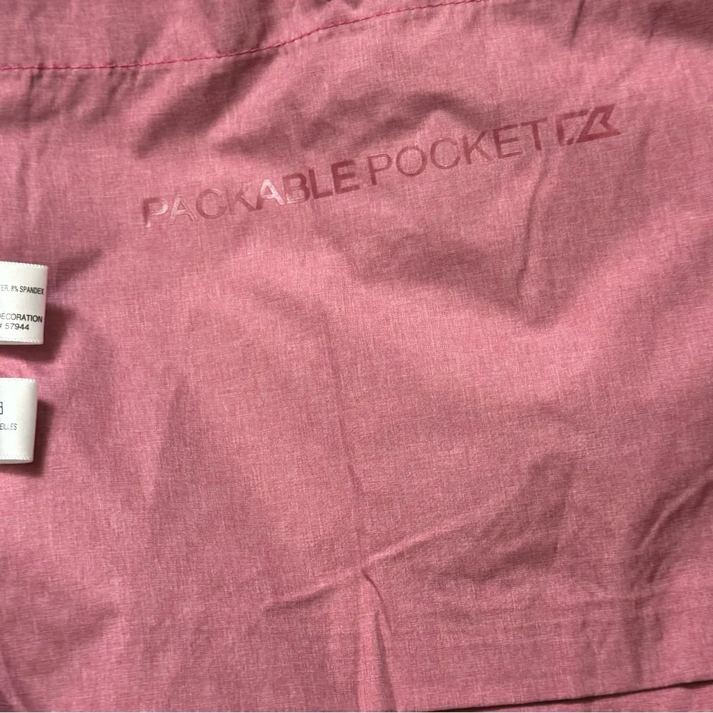 Cutter & Buck Womens Panoramic Packable Pink Jacket CB WeatherTec Large NWT - Image 10
