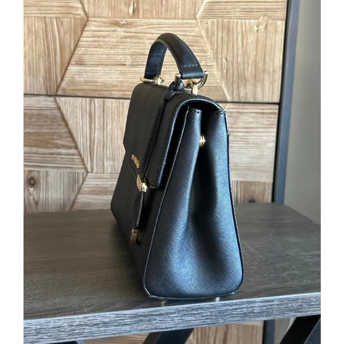 Michael Kors Ava Small Black Saffiano Leather Purse - Image 4