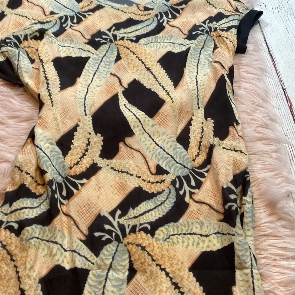 All Saints Sonny Fuji Silk Blend Dress sz 0 - Image 5