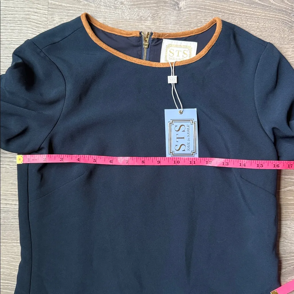 NEW Sail to Sable Tiered Ruffle Sleeve Shift Dress 0 - Image 10