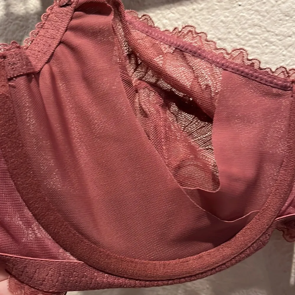 New Auden 38D Unlined Balconette Underwire Bra mulberry Color Pink Size undefined - Image 12
