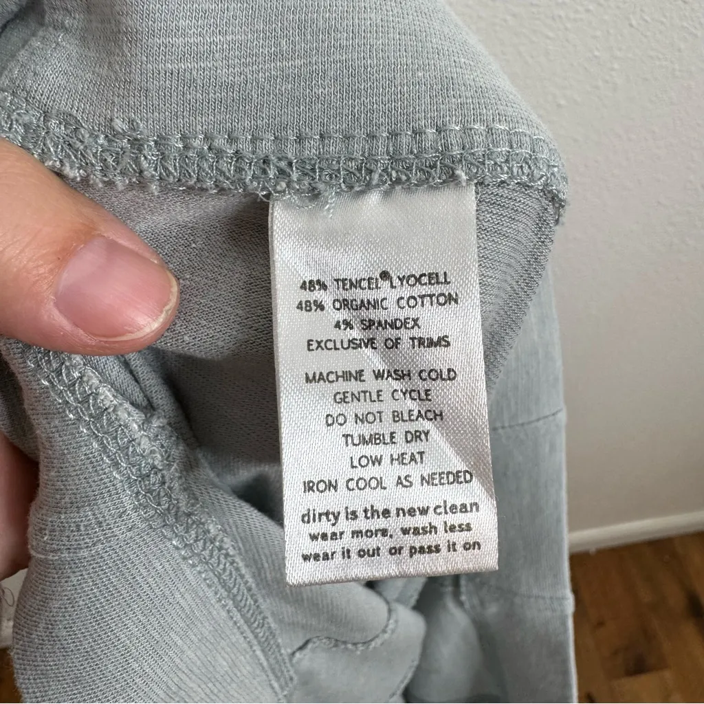 Horny Toad Gray Flowy Knee Length Skirt Size Large - Image 4