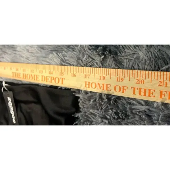 Zeagoo ‎ Skirt High Waisted Solid Black  Size XL 60's 70's - Image 3