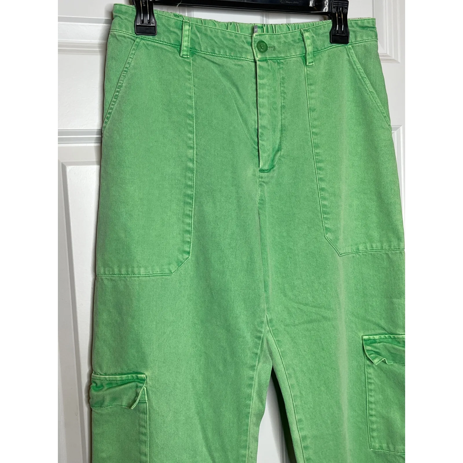 Young Fabulous and Broke Mint Green Cargo‎ Pants Size Medium - Image 4