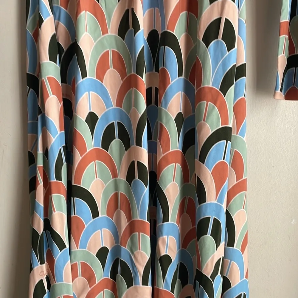 CARA CARA Loretta Dress Geo Dew Moss Size XXS - Image 8