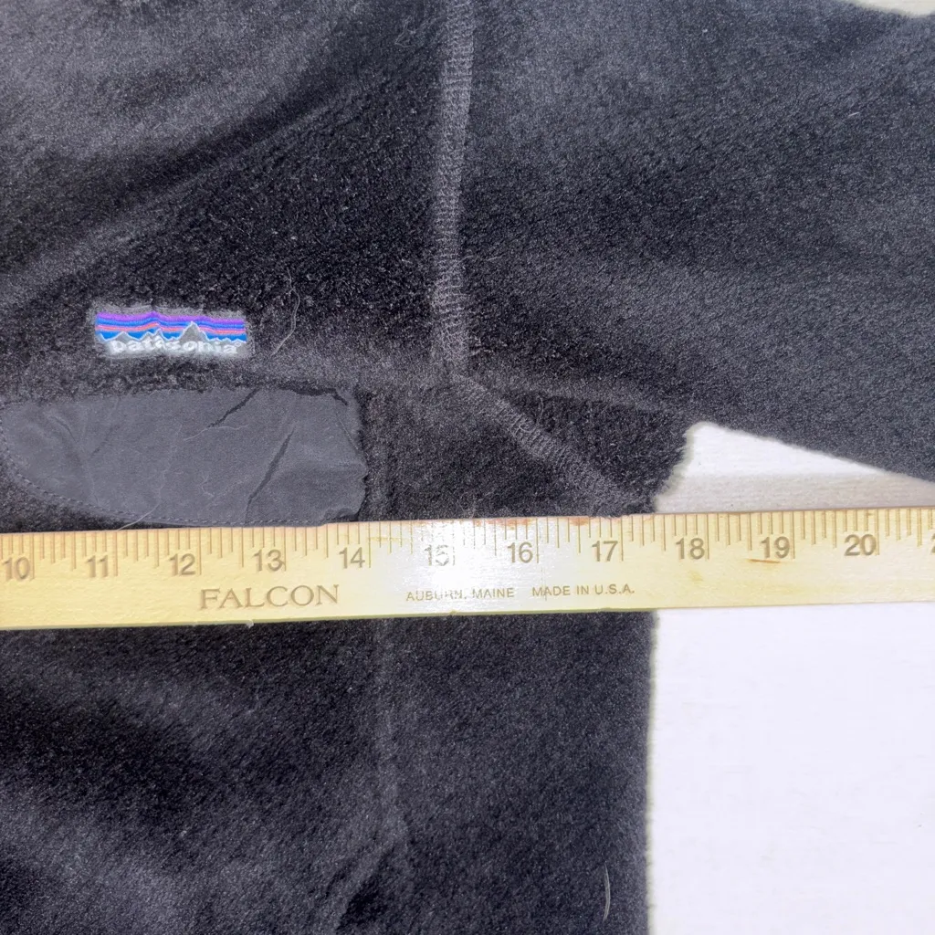 Patagonia Black Fleece Pullover Jacket Medium - Image 7
