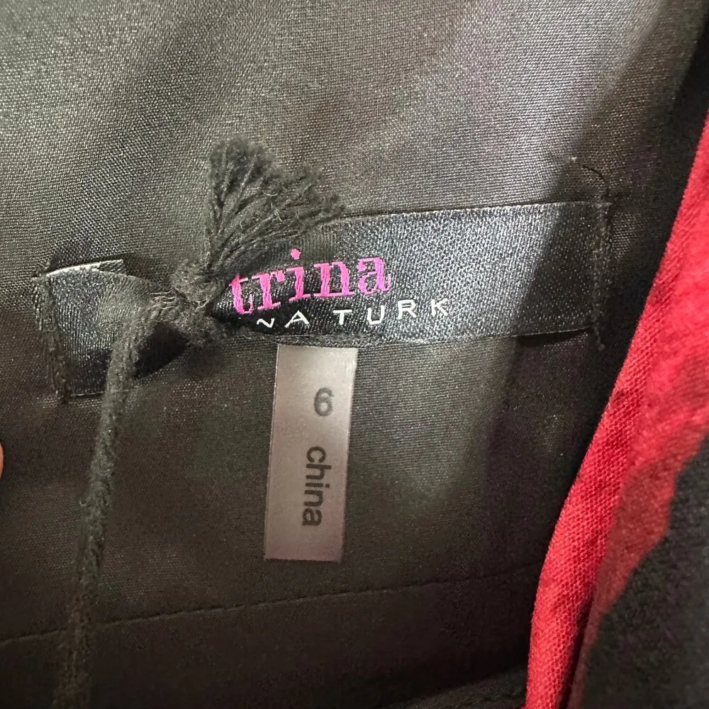 NEW Trina Trina Turk Floral Sheath Dress size 6 - Image 4