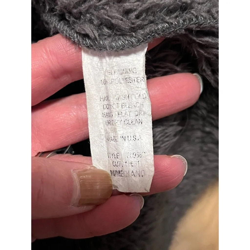 ODDY Anthropologie Fuzzy Gray Cardigan Sleeveless Pockets Long Tunic Artist M‎ Size M - Image 8