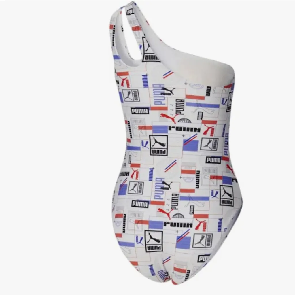 NWT PUMA 1PC One Shoulder Swimsuit - Image 9