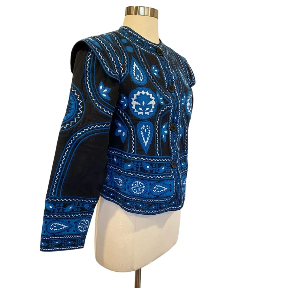 Sea New York Gael Jacket Embroidered Quilted Bomber Size XS - Image 5