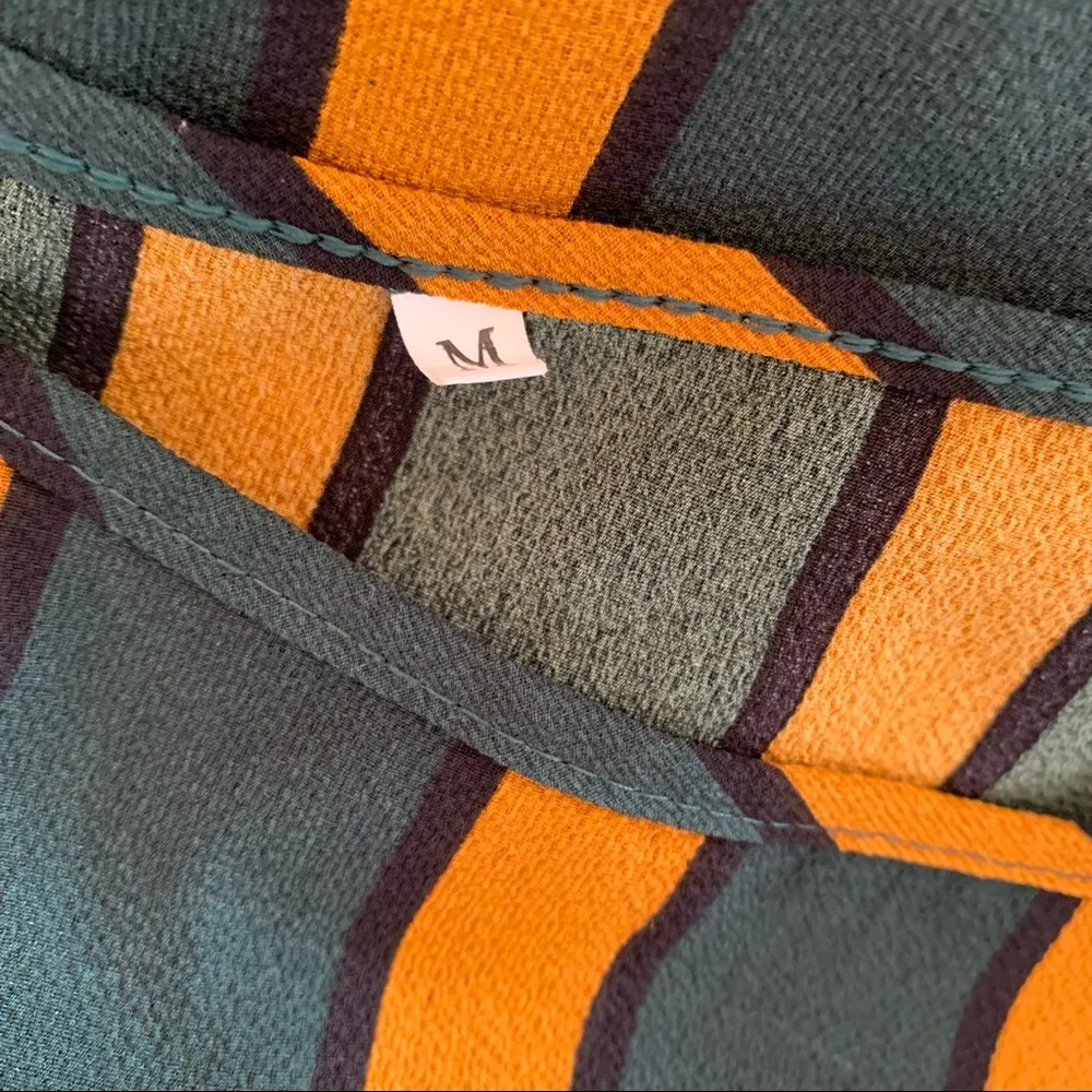 Green Gold Cropped Tank Adjustable Straps M - Image 5