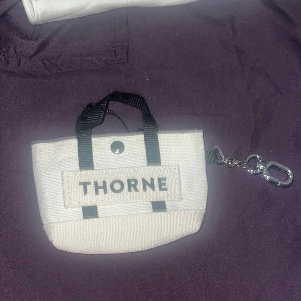 Mini Tote Bag charm White - Image 2