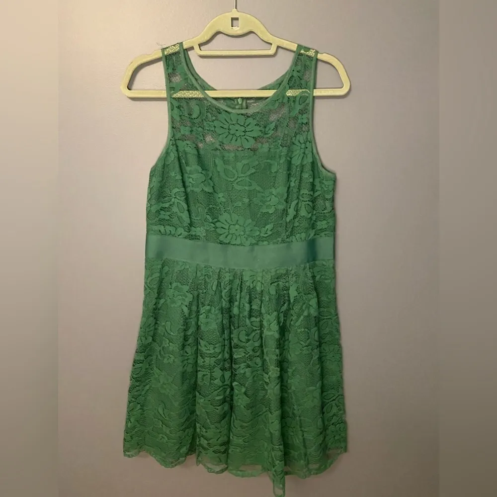 BB Dakota by‎ ModCloth Green Lace Dress sz 12 - Image 2