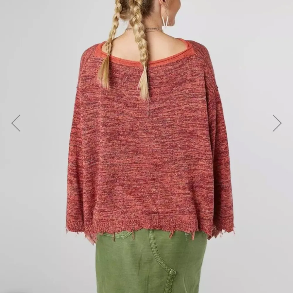 Free People Multicolor Knit Prism Pullover Sweater Size S - Image 2