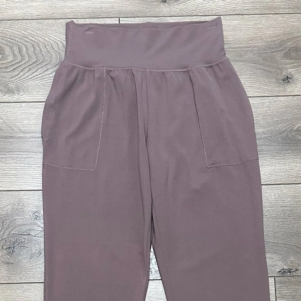Athleta Salutation Jogger High Rise Mauve Pink‎ Active Yoga Pants Size Small - Image 3
