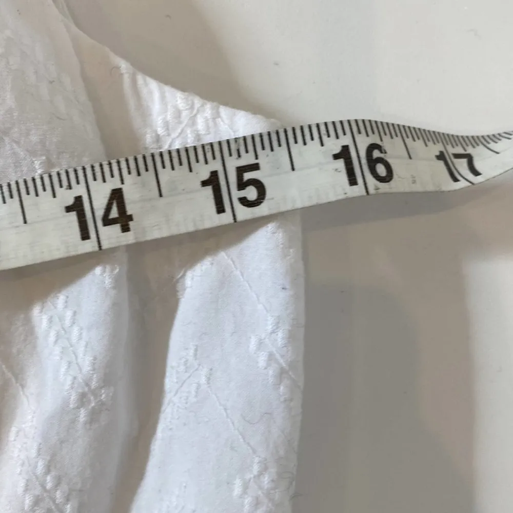 Anne Klein Lightweight Cotton Sleeveless Midi Dress Chevron Pattern EUC Sz 6 - Image 9