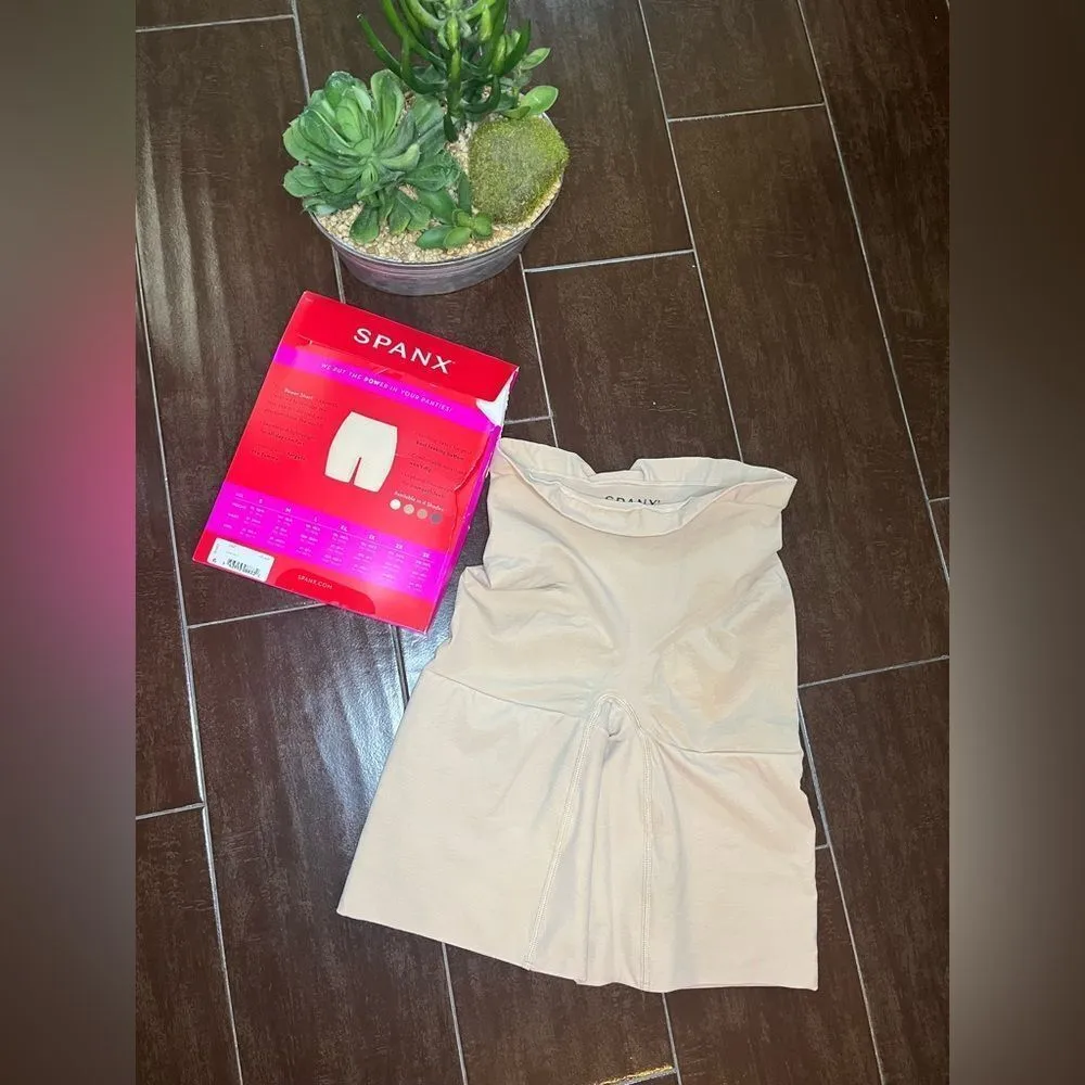 Spanx soft nude seamless power shorts sz 1X - Image 5