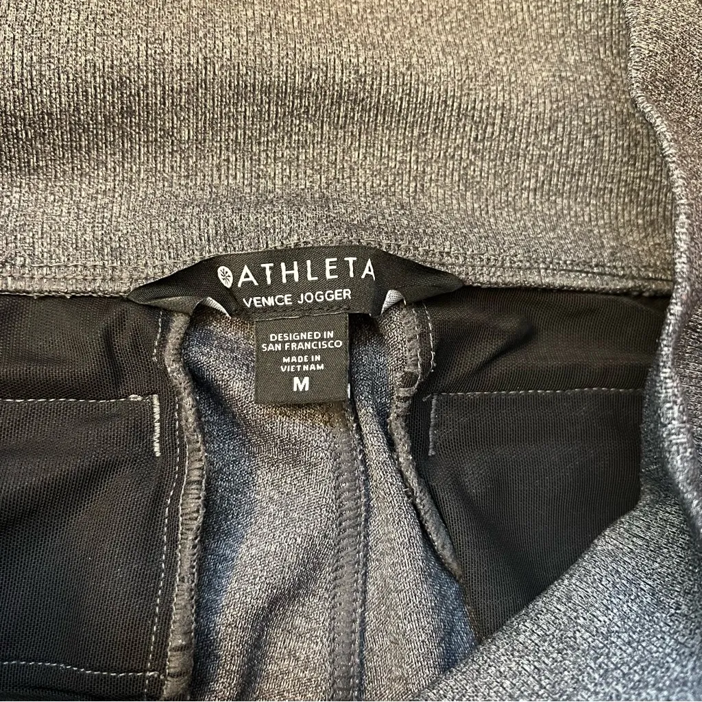 Athleta Venice Gray Jogger Pants Women’s Medium - Image 9