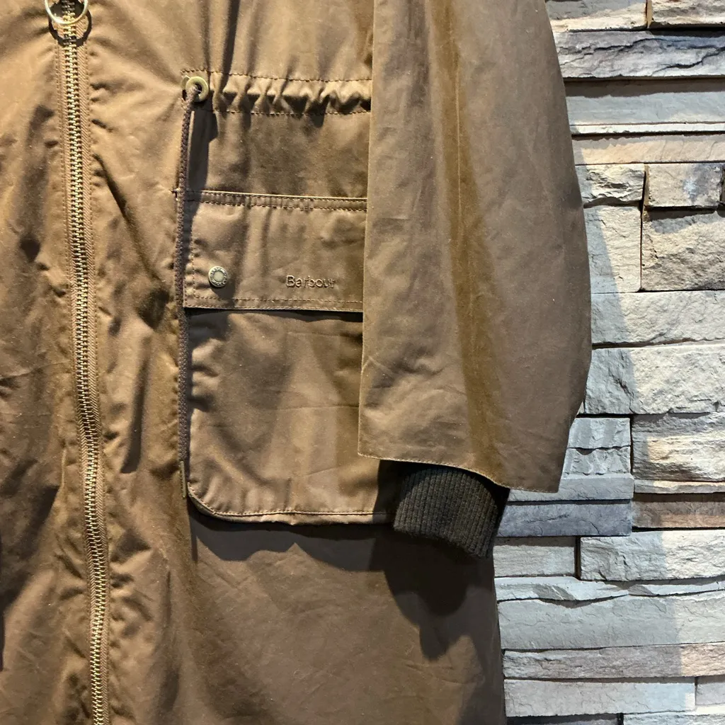 NWT Barbour Womens Brinian Wax Bark Jacket size 10 - Image 5