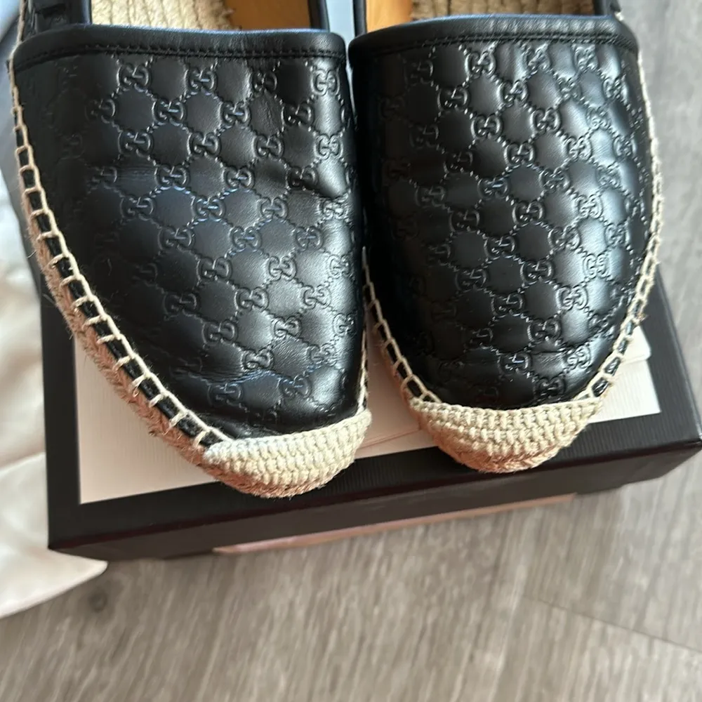 37.5 GUCCI Microguccissima Signature Espadrilles - Image 14